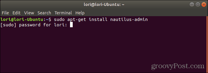 Instalirajte Nautilus Admin
