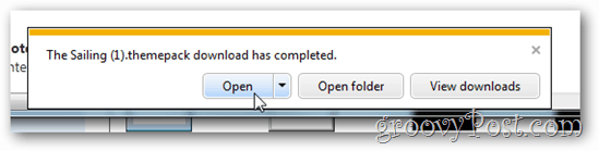 Windows 7 besplatna tema otvorena instalacija