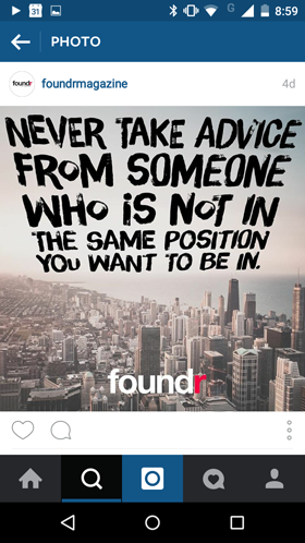 foundr instagram post