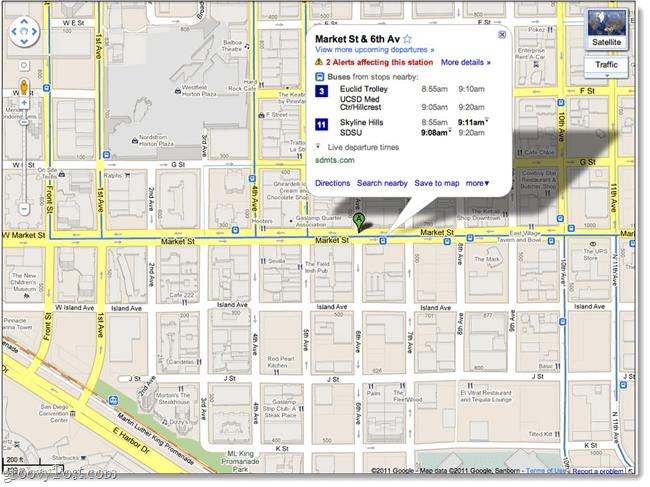 google karte za tranzit radne površine