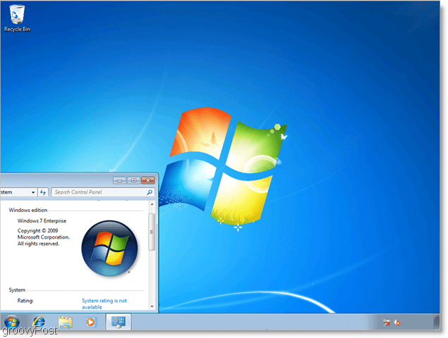 Windows 7 poduzeće, trčanje kao vhd