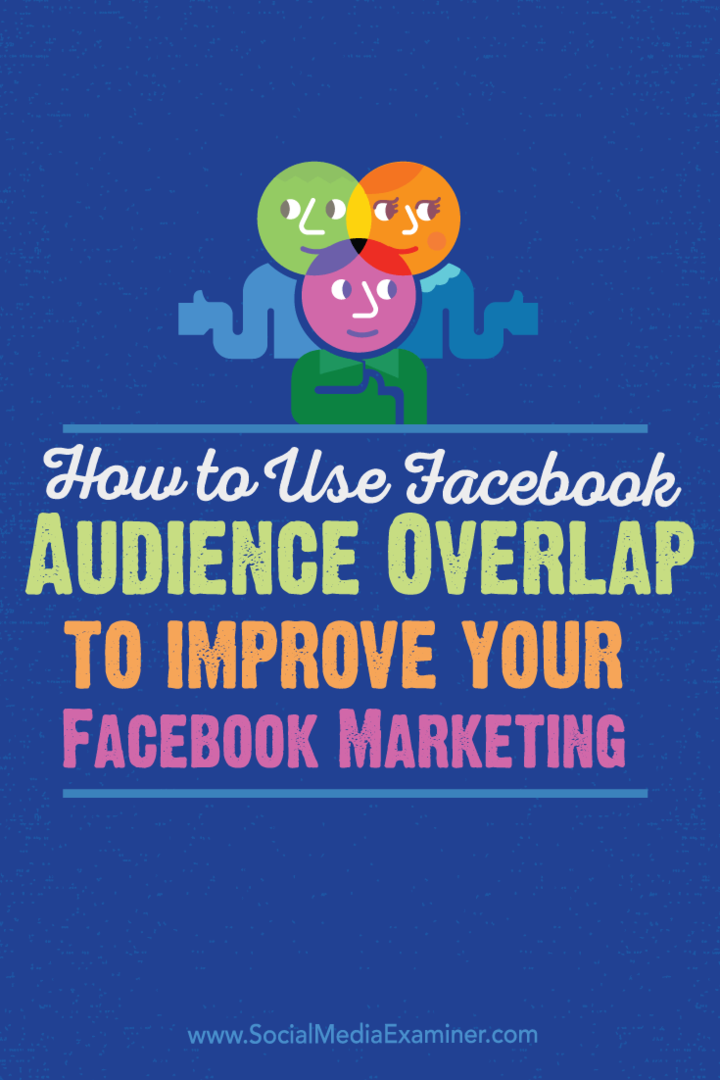 Kako koristiti Facebook preklapanje publike za poboljšanje vašeg Facebook marketinga: Ispitivač društvenih medija