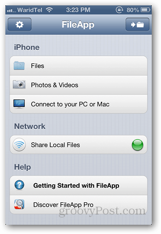 Prijenos datoteka ios 4