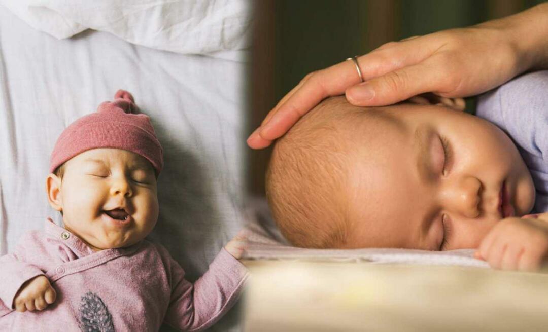 Sanjaju li bebe? Kada bebe počinju sanjati? Što je REM spavanje?