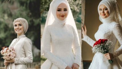 Modeli mladenkinih traka za glavu u modu 2019. hidžaba 