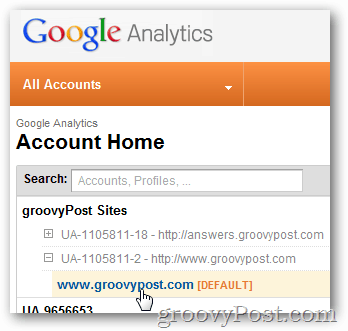 google analytics prijavite se na web mjesto