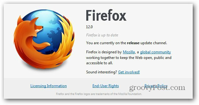 Kako automatski ažurirati Firefox