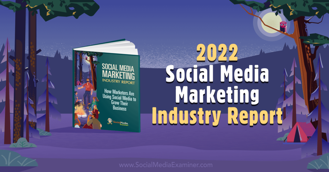 Izvješće o industriji marketinga društvenih medija za 2022.: Ispitivač društvenih medija