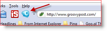 Nova ikona dodatka Firefox na alatnoj traci