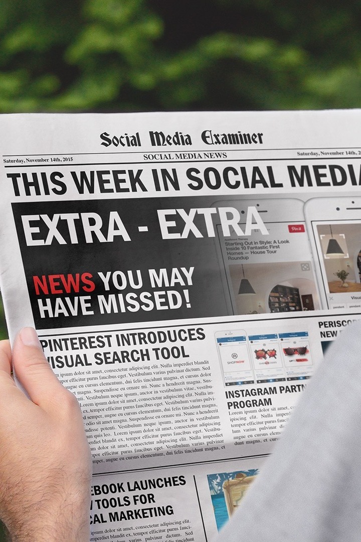 Pinterest pokreće vizualno pretraživanje: ovog tjedna na društvenim mrežama: Ispitivač društvenih medija