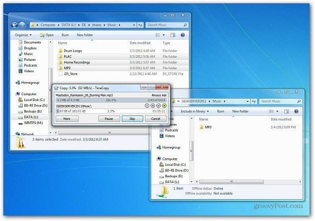 Windows 8: Upotreba značajke kopiranja nove datoteke