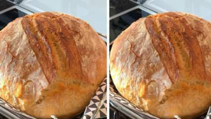 Što je seoski kruh? Hrskavi seoski kruh recept od Nermina Yazici