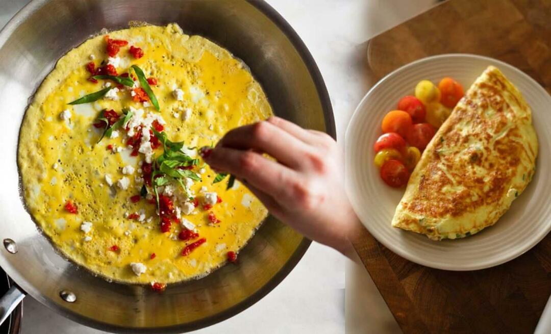 Recept za pufasti omlet koji je pahuljast poput oblaka! Kako napraviti kajganu od jaja?