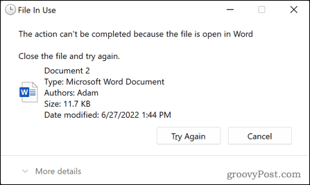 greška u sustavu Windows 11