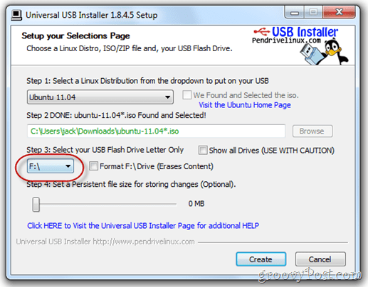 udžbenik za instalaciju univerzalnog USB-a