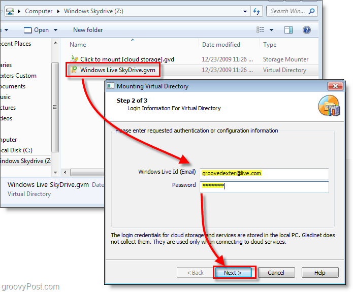 Montirajte Windows Live SkyDrive na pismo pogona u programu Windows Explorer [Kako]