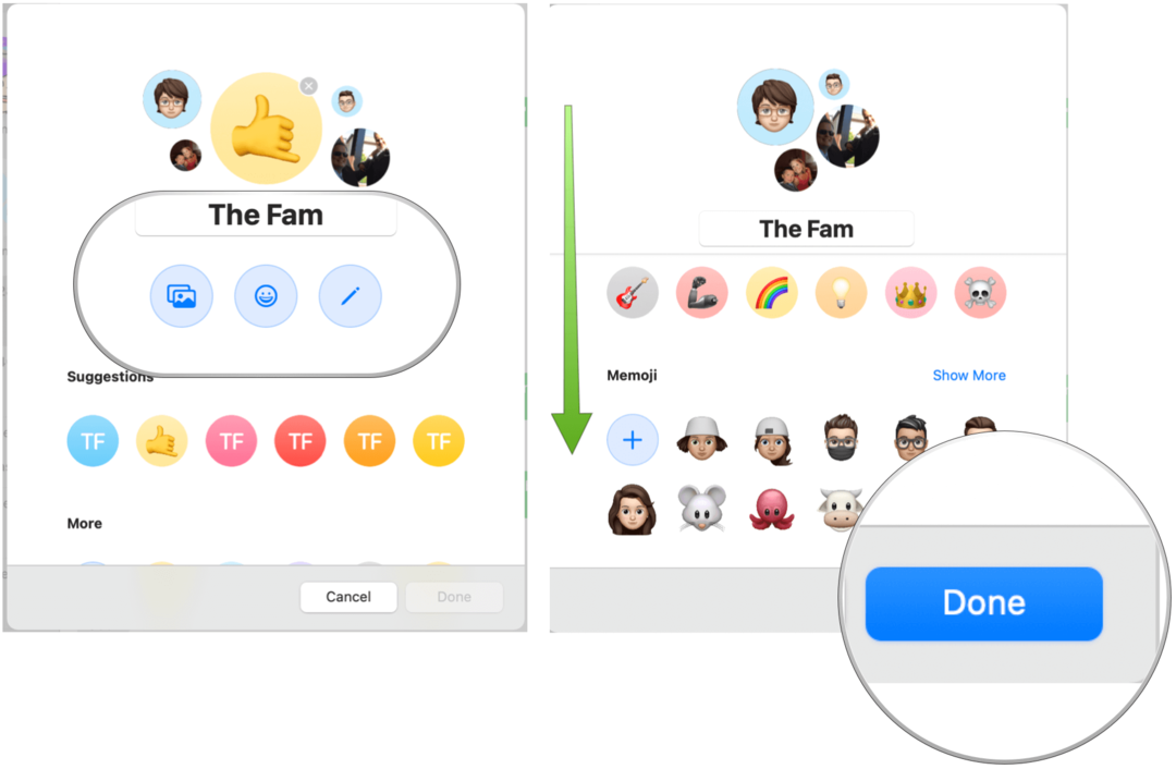 Poruke u macOS Big Sur Group Conversations mijenjaju sliku