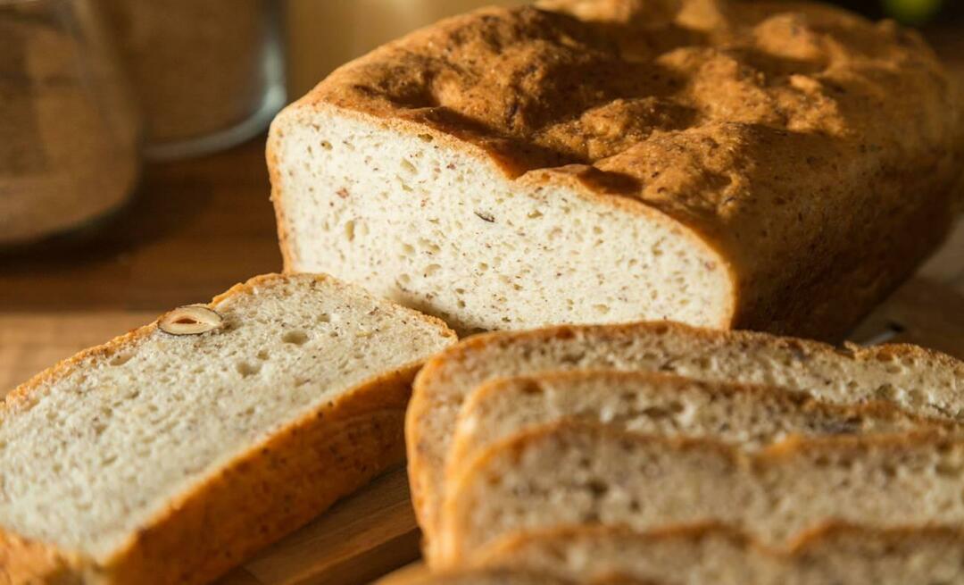 Kako napraviti kruh bez glutena? Recept za dijetalni kruh bez glutena! Koje se brašno koristi za izradu bezglutenskog kruha?