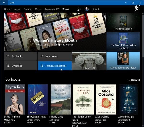 E-knjige sa sustavom Windows 10
