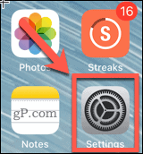 aplikacija za postavke iphone