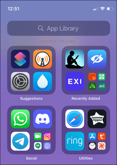 biblioteka aplikacija za iPhone