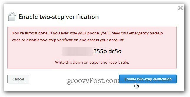 Kako omogućiti Dropbox provjeru u dva koraka