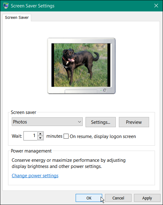 postavite fotografije kao čuvara zaslona na Windowsima