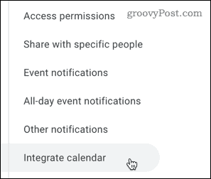 Integriranje kalendara u Google kalendar