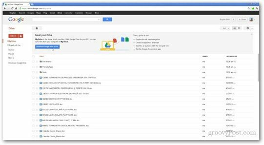 Google Dokumenti Google Drive