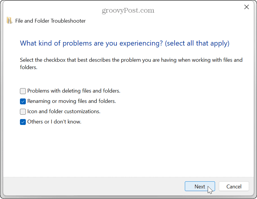 Zip pogreška u sustavu Windows 11