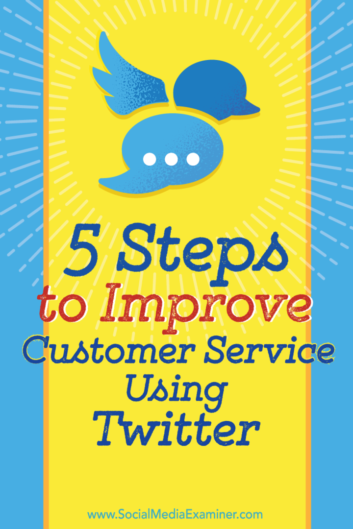 5 koraka za poboljšanje korisničke usluge pomoću Twittera: Ispitivač društvenih medija