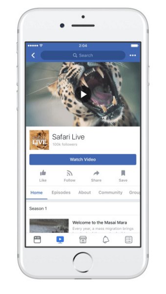 Facebook Show Pages olakšava stvaranje i objavljivanje novih epizoda za karticu Watch.