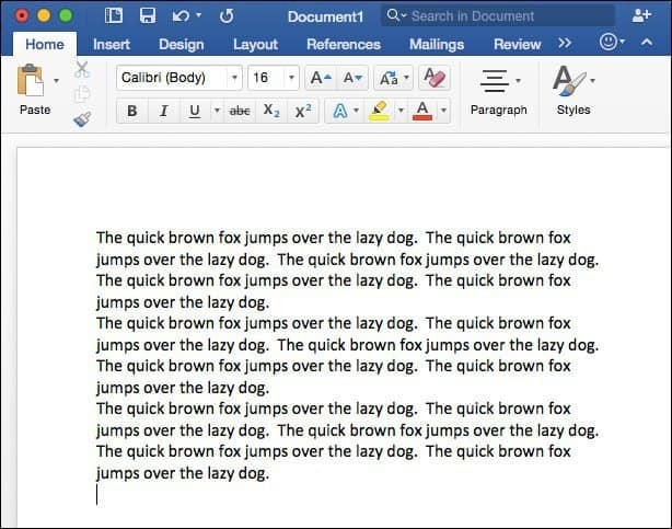Microsoft Word za Mac 2016 Savjet: Stvaranje slučajnog teksta
